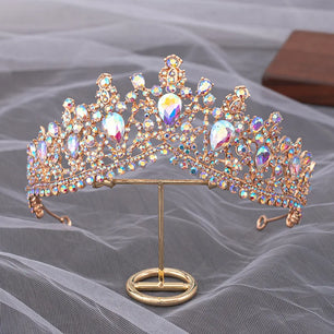 Women's Zinc Alloy Plant Pattern Tiaras Bridal Classic Crown