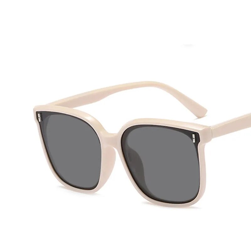 Kid's Plastic Frame Vintage Square Shaped UV400 Trendy Sunglasses