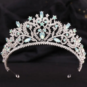 Women's Zinc Alloy Plant Pattern Tiaras Bridal Classic Crown