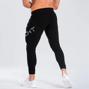 Men's Polyester Drawstring Closure Running Sportswear Leggings