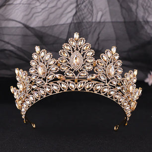 Women's Zinc Alloy Geometric Pattern Tiaras Bridal Classic Crown