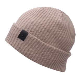 Men's Acrylic Skullies Beanies Knitted Pattern Casual Warm Cap