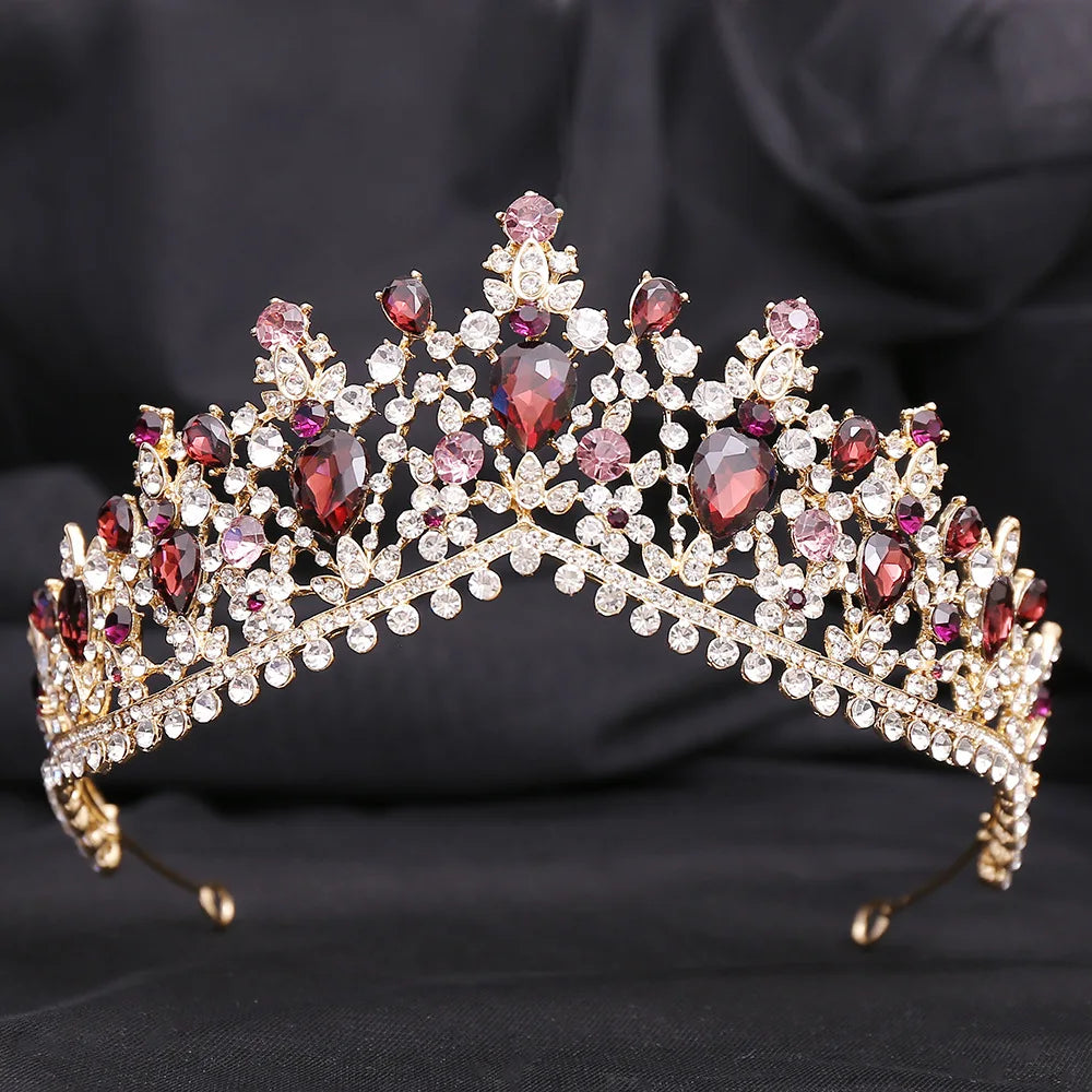 Women's Zinc Alloy Plant Pattern Tiaras Bridal Classic Crown