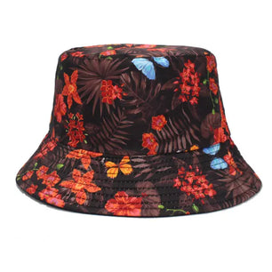 Women's Cotton Floral Pattern Luxury Casual Wear Trendy Hat