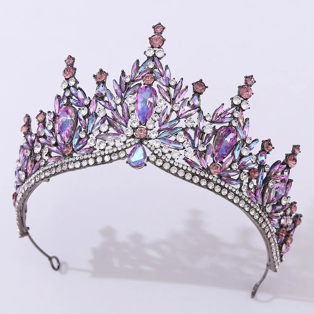 Women's Zinc Alloy Plant Pattern Tiaras Bridal Classic Crown