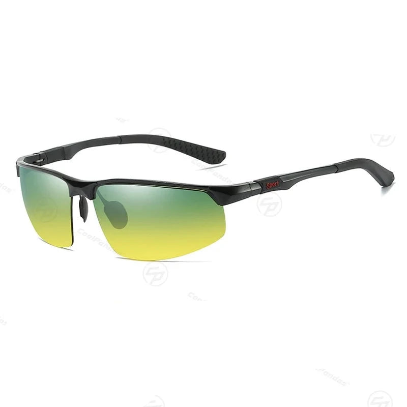 Men's Aluminium Magnesium Frame TAC Lens Rectangle Sunglasses