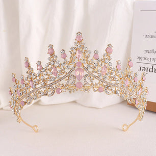 Women's Zinc Alloy Geometric Pattern Tiaras Bridal Wedding Crown