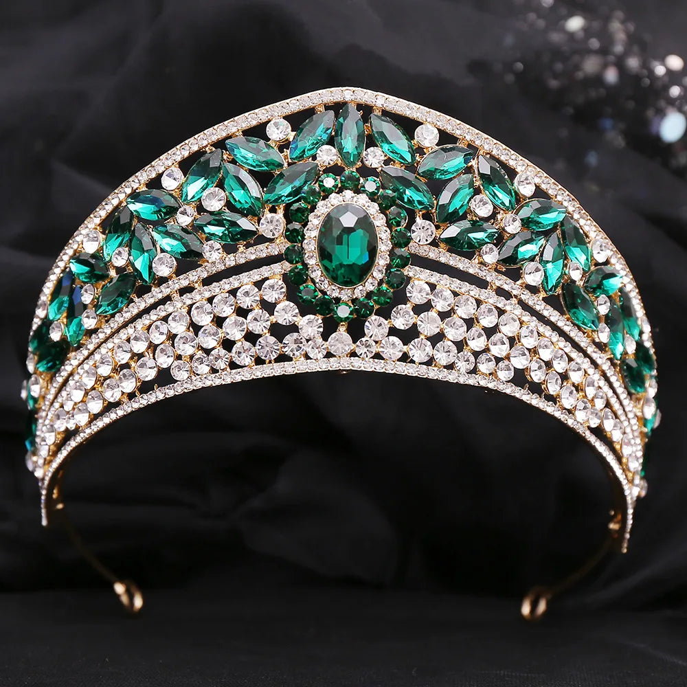 Women's Zinc Alloy Plant Pattern Tiaras Bridal Classic Crown