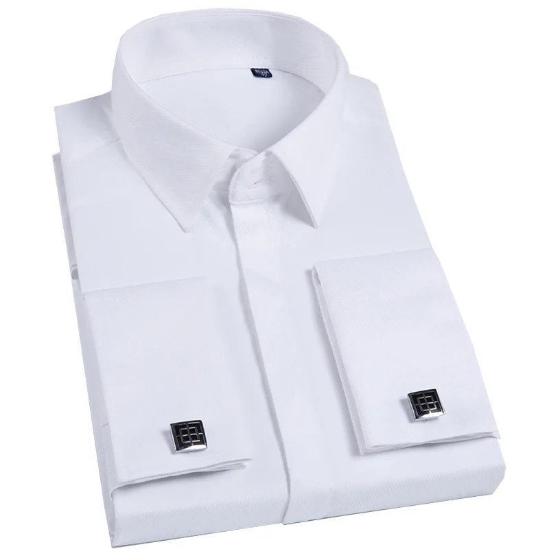 Men's Cotton Turn-Down Collar Full Sleeves Single Breasted Shirt