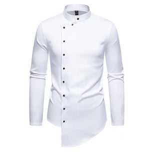 Men's Polyester Turndown Collar Full Sleeves Casual Wear Shirts