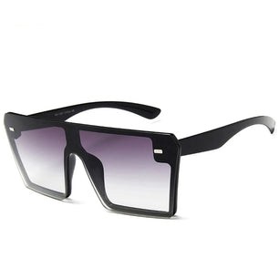 Women's Plastic Frame Acrylic Lens Square Shaped UV400 Sunglasses