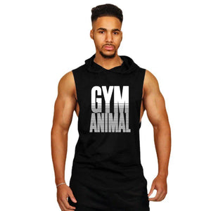 Men's Cotton Sleeveless Pullover Closure Sportswear T-Shirt