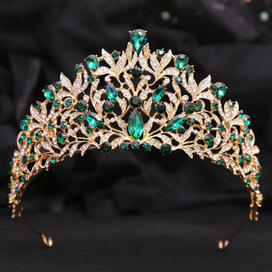 Women's Zinc Alloy Water Drop Pattern Tiaras Bridal Classic Crown