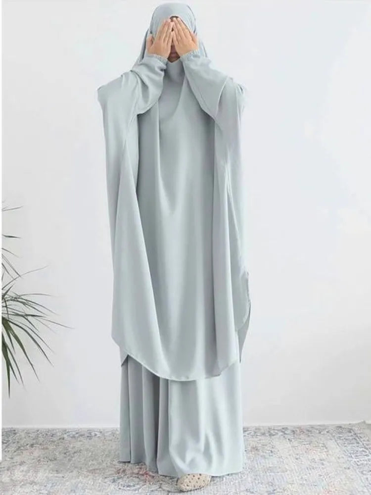 Women's Arabian Polyester Full Sleeve Solid Pattern Casual Abaya