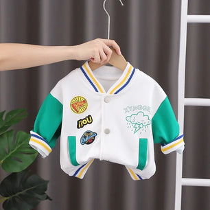 Kid's Polyester Long Sleeve Pullover Closure Casual Wear Clothes