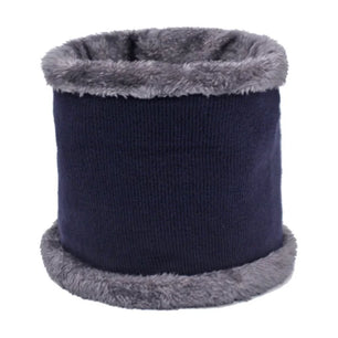 Men's Faux Fur Skullies Beanies Letter Pattern Casual Warm Cap