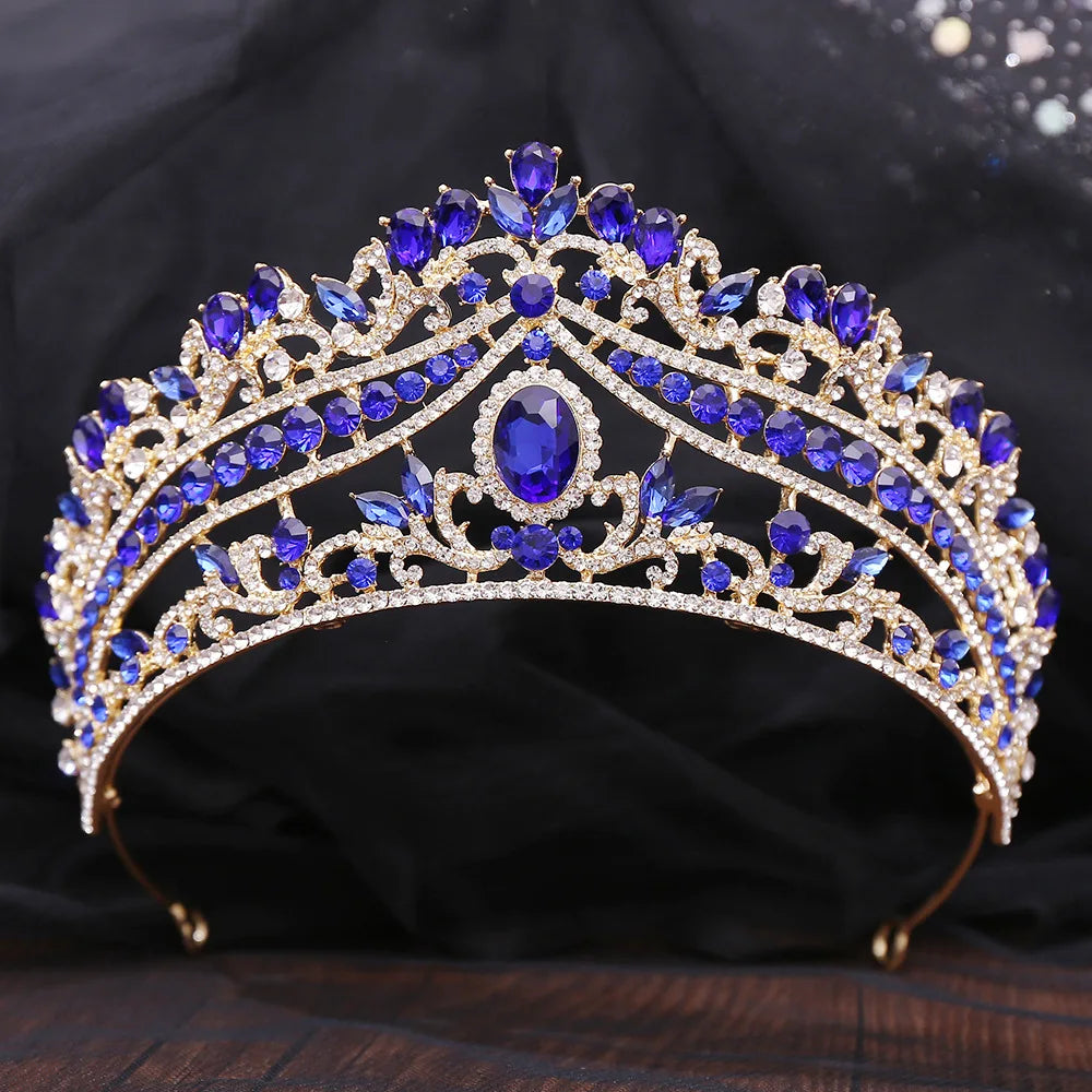 Women's Zinc Alloy Water Drop Pattern Tiaras Bridal Classic Crown