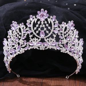 Women's Zinc Alloy Water Drop Pattern Tiaras Bridal Classic Crown