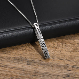 Men's Stainless Steel Link Chain Letter Pattern Elegant Necklace