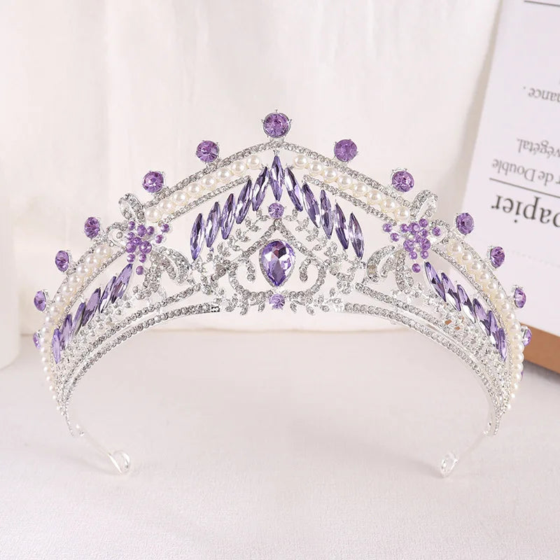 Women's Zinc Alloy Plant Pattern Tiaras Bridal Classic Crown