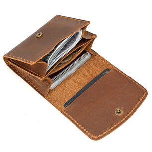 Women's Genuine Leather Zipper Closure Solid Pattern Wallets