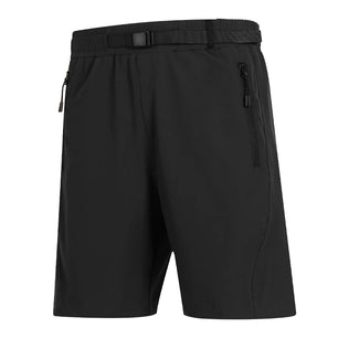 Men's Polyester Breathable Fitness Sports Wear Solid Shorts