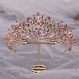 Women's Zinc Alloy Plant Pattern Tiaras Bridal Classic Crown