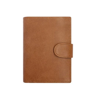 Men's Genuine Leather Card Holder Solid Pattern Trendy Wallets