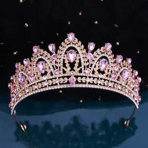 Women's Zinc Alloy Plant Pattern Tiaras Bridal Classic Crown