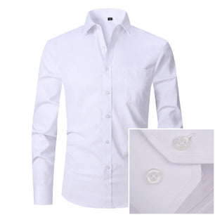 Men's Cotton Turn-Down Collar Full Sleeves Single Breasted Shirt