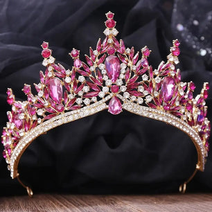 Women's Zinc Alloy Plant Pattern Tiaras Bridal Classic Crown