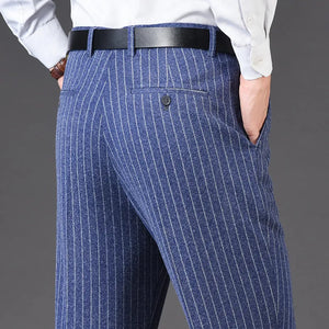 Men's Rayon Zipper Fly Closure Full Length Formal Wear Pants