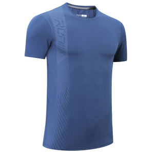 Men's Polyester Short Sleeve Pullover Closure Sportswear T-Shirt