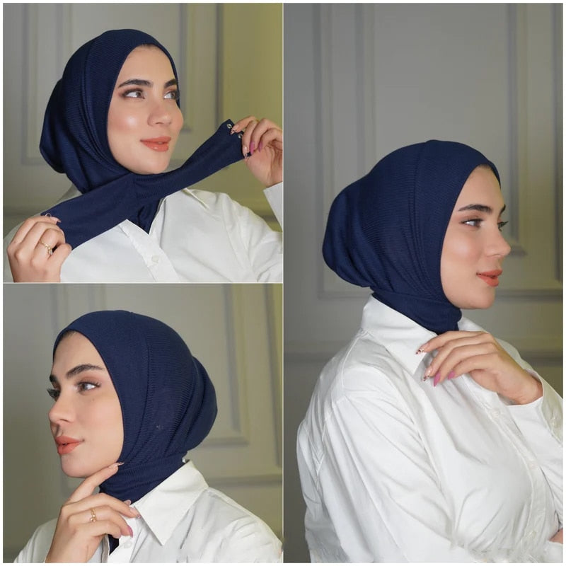 Women's Arabian Microfiber Quick-Dry Head Wrap Casual Wear Hijabs