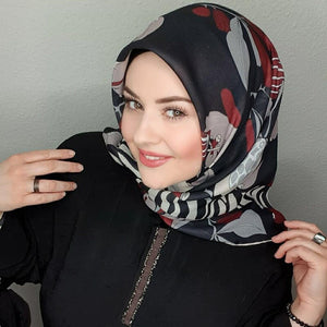 Women's Arabian Modal Quick-Dry Printed Pattern Luxury Hijabs