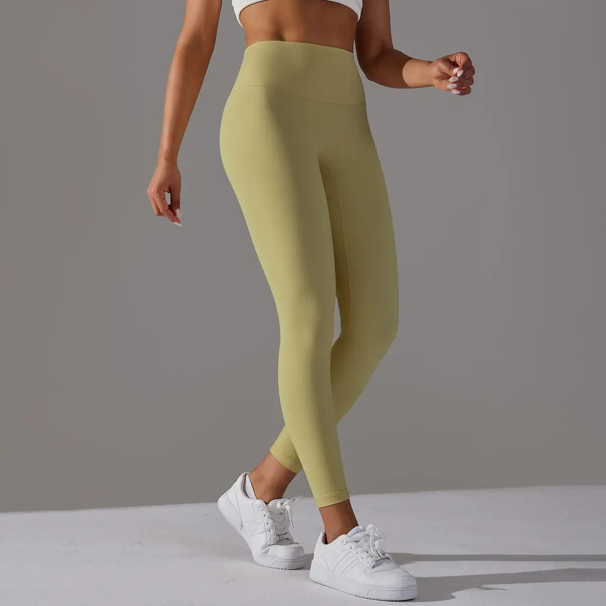 Women's Spandex High Waist Elastic Closure Sports Wear Leggings