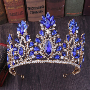 Women's Zinc Alloy Water Drop Pattern Tiaras Bridal Classic Crown