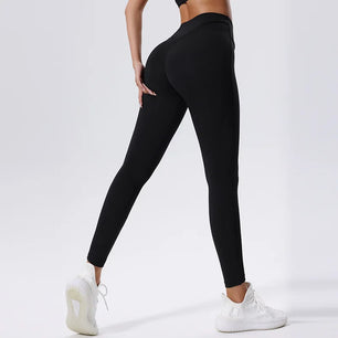 Women's Spandex High Waist Elastic Closure Sports Wear Leggings