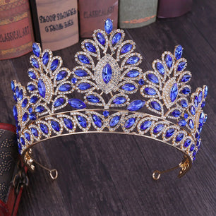 Women's Zinc Alloy Water Drop Pattern Tiaras Bridal Classic Crown