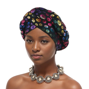 Women's Arabian Polyester Head Wrap Printed Pattern Elegant Hijabs