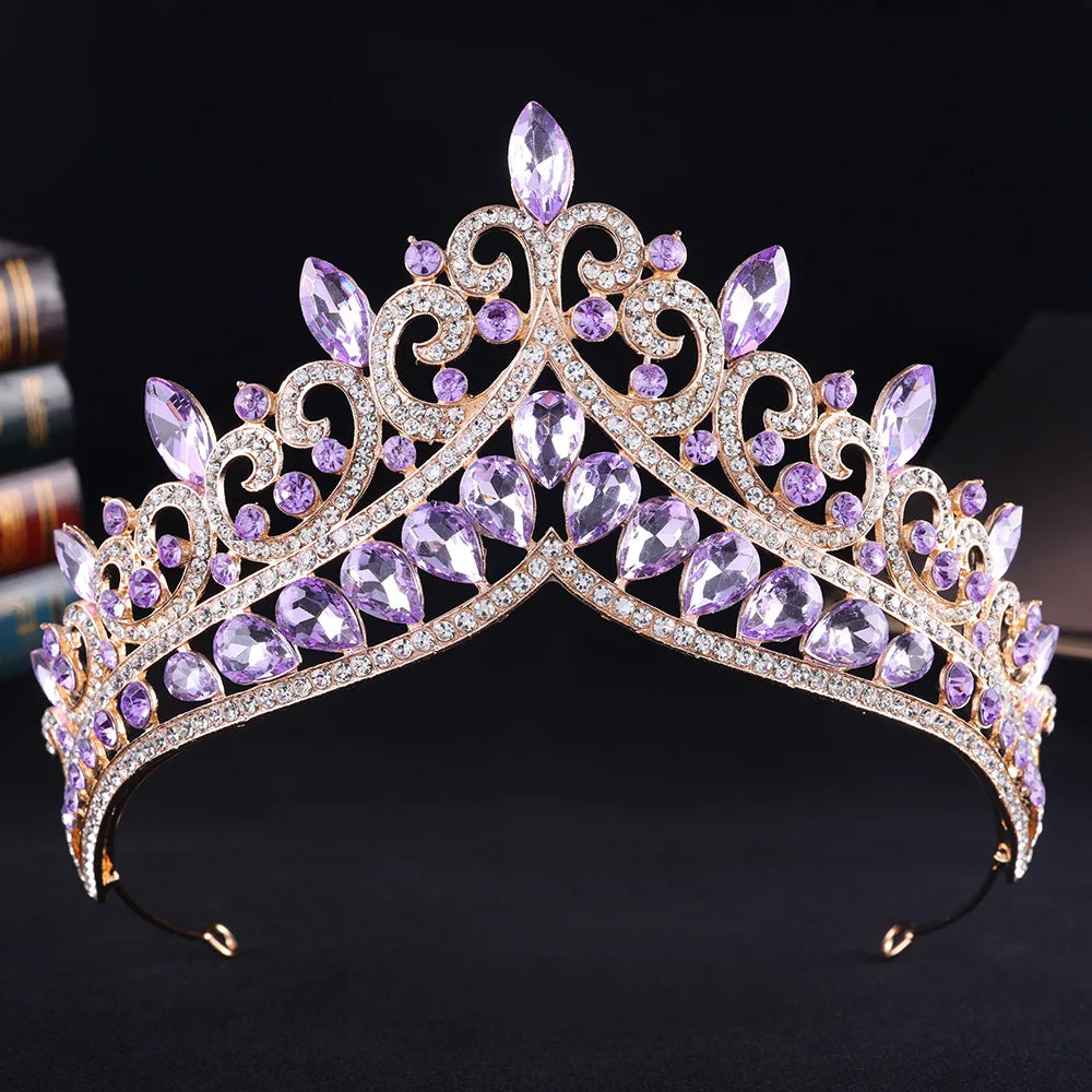 Women's Crystal Zinc Alloy Geometric Pattern Bridal Wedding Crown