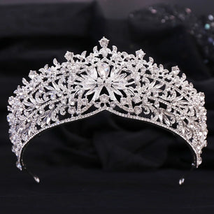 Women's Zinc Alloy Butterfly Pattern Tiaras Bridal Classic Crown