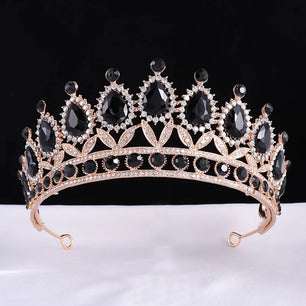 Women's Zinc Alloy Water Drop Pattern Tiaras Bridal Classic Crown