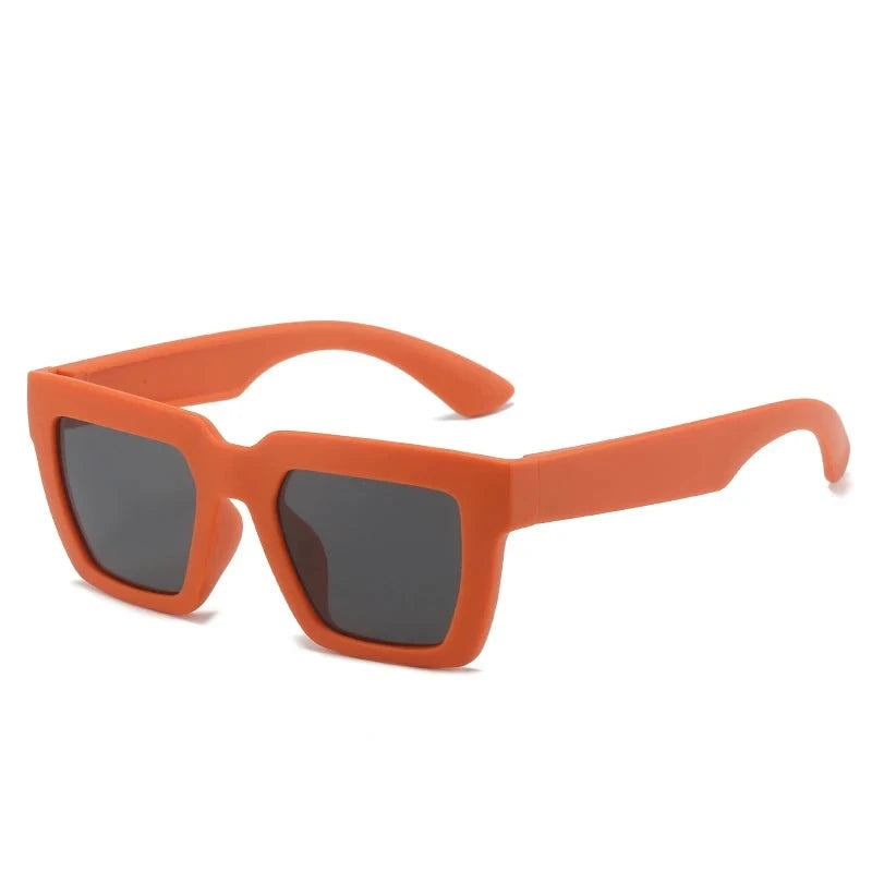 Kid's Plastic Frame Lens Polarized Square Shaped UV400 Sunglasses