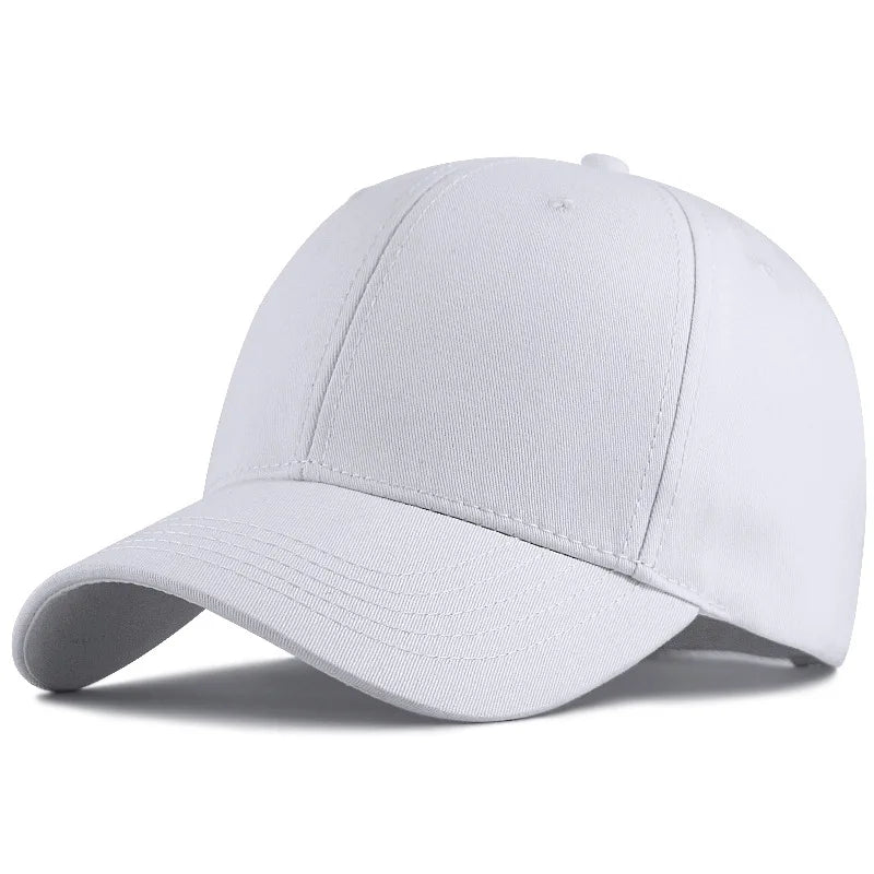 Men's Cotton Adjustable Breathable Solid Pattern Baseball Caps