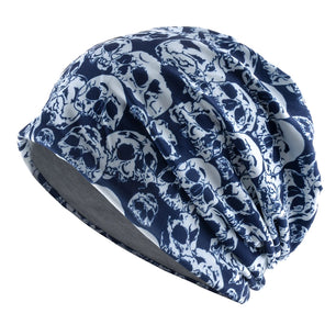 Men's Acrylic Skullies Beanies Skull Pattern Winter Warm Cap