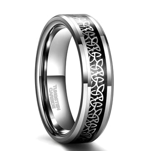 Men's Metal Tungsten Geometric Shaped Mixed Colors Wedding Ring