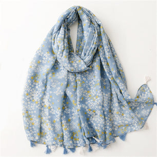 Women's Silk Head Wrap Printed Pattern Trendy Beach Scarves