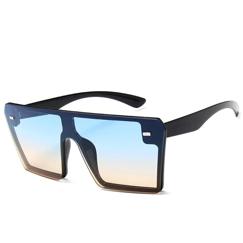 Women's Plastic Frame Acrylic Lens Square Shaped UV400 Sunglasses