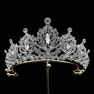 Women's Zinc Alloy Water Drop Pattern Tiaras Bridal Classic Crown